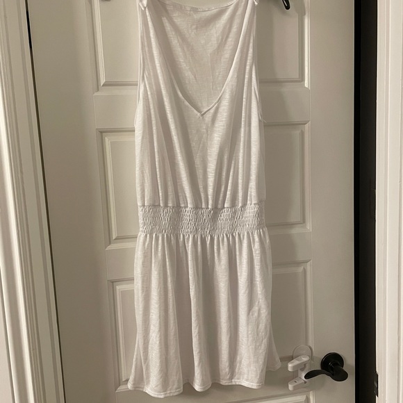 Becca swim white basics swim cover up size large - Picture 4 of 8